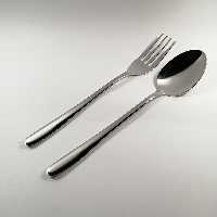 قاشق و چنگال یونیک مدل دونا