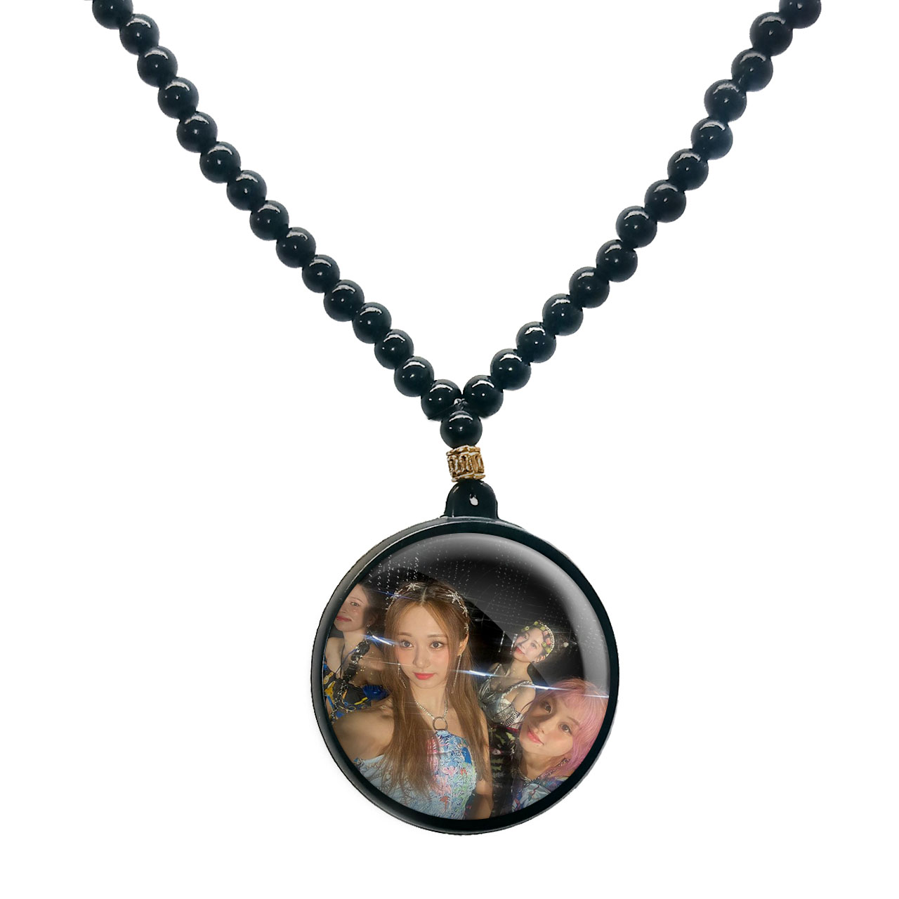 گردنبند پرمانه طرح تو ایس کد pmd.19551 مدل دو طرفه