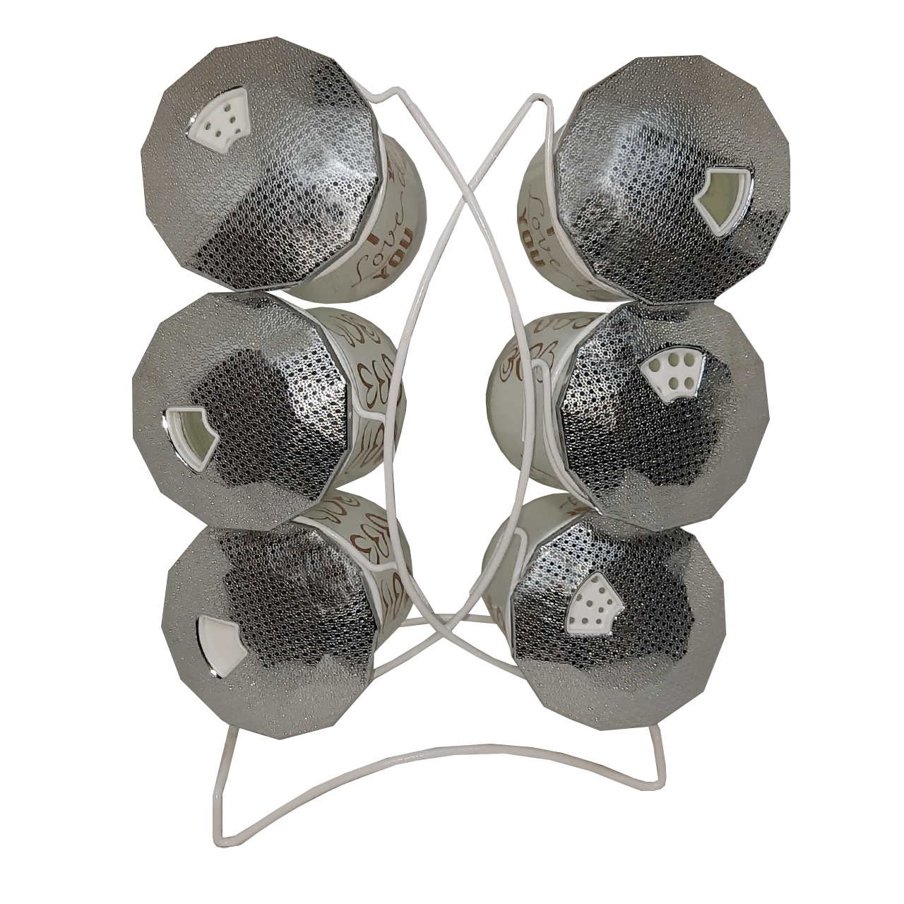 ست جا ادویه 6 پارچه مدل LO-B8