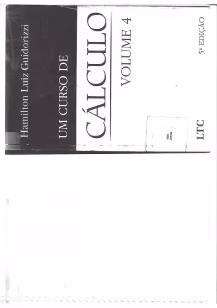خرید و دانلود نسخه کامل کتاب Um Curso de Cálculo, vol. 4