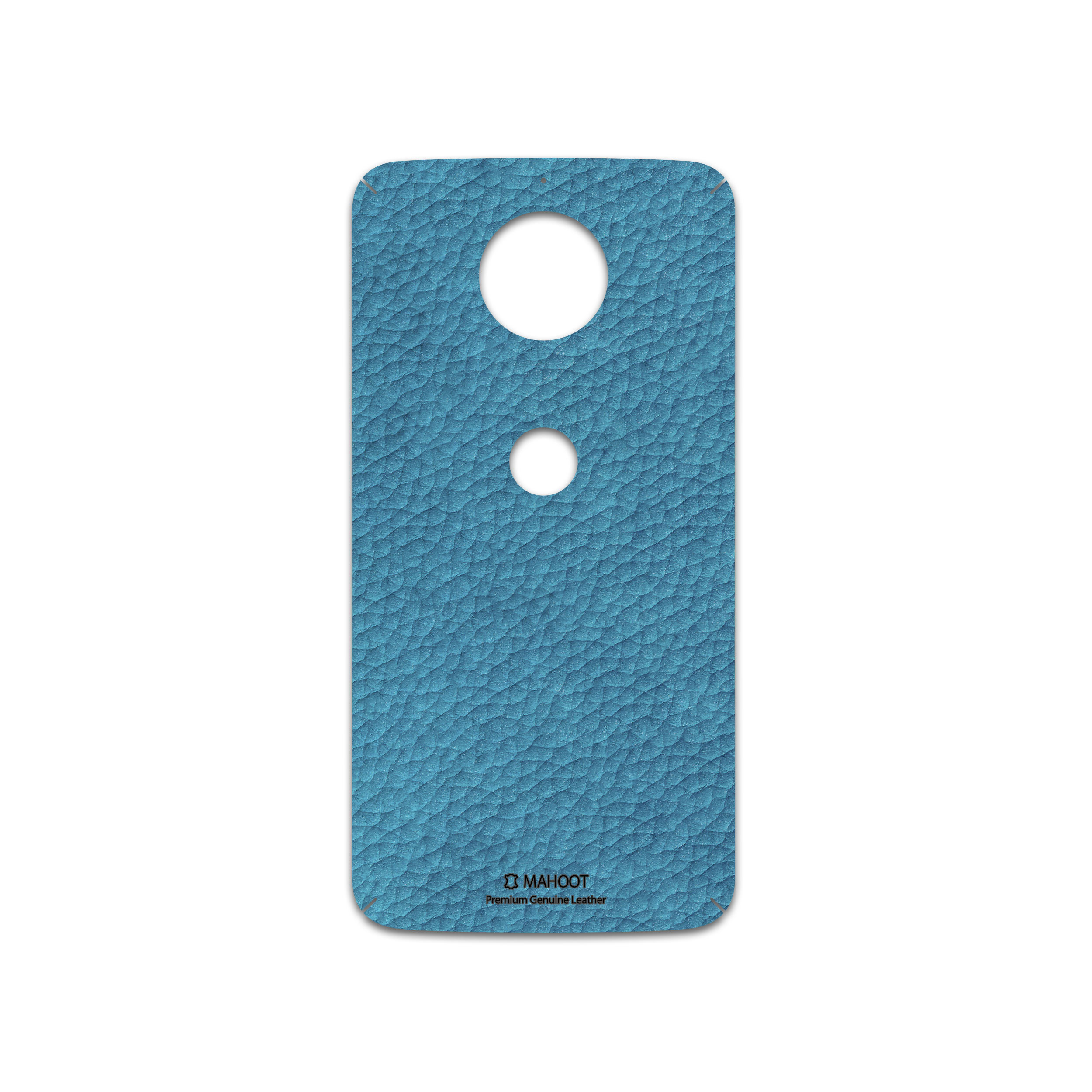 برچسب پوششی ماهوت مدل Blue-Leather مناسب برای گوشی موبایل موتورولا Moto G5S Plus