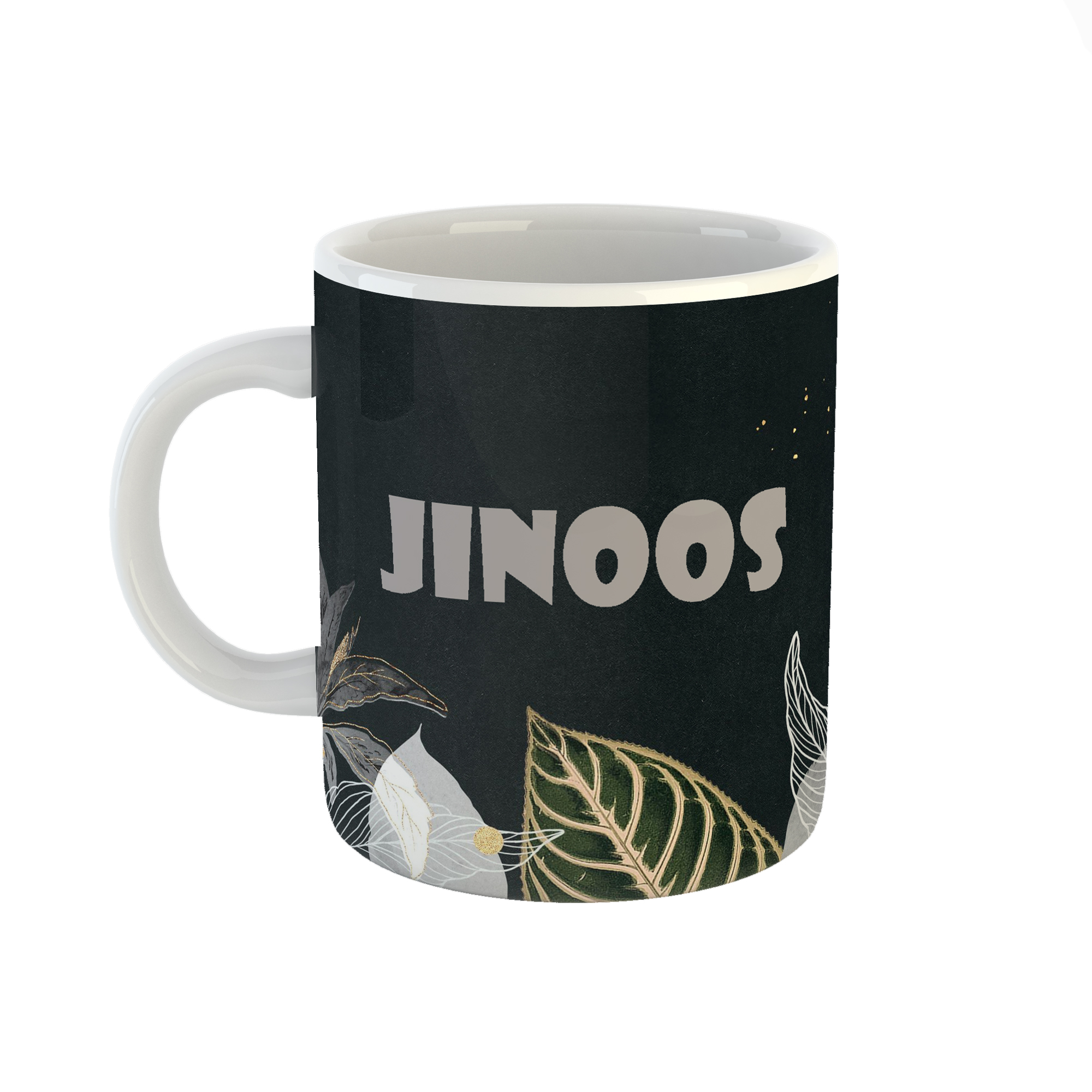 ماگ طرح اسم ژینوس مدل برگ کد 474