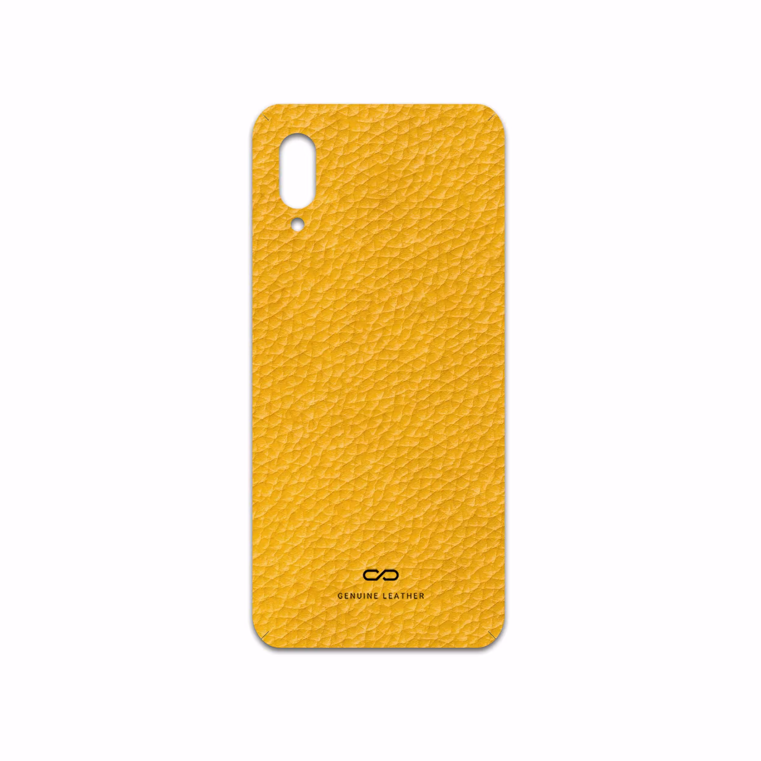 برچسب پوششی ماهوت مدل Mustard-Leather مناسب برای گوشی موبایل سامسونگ Galaxy M02
