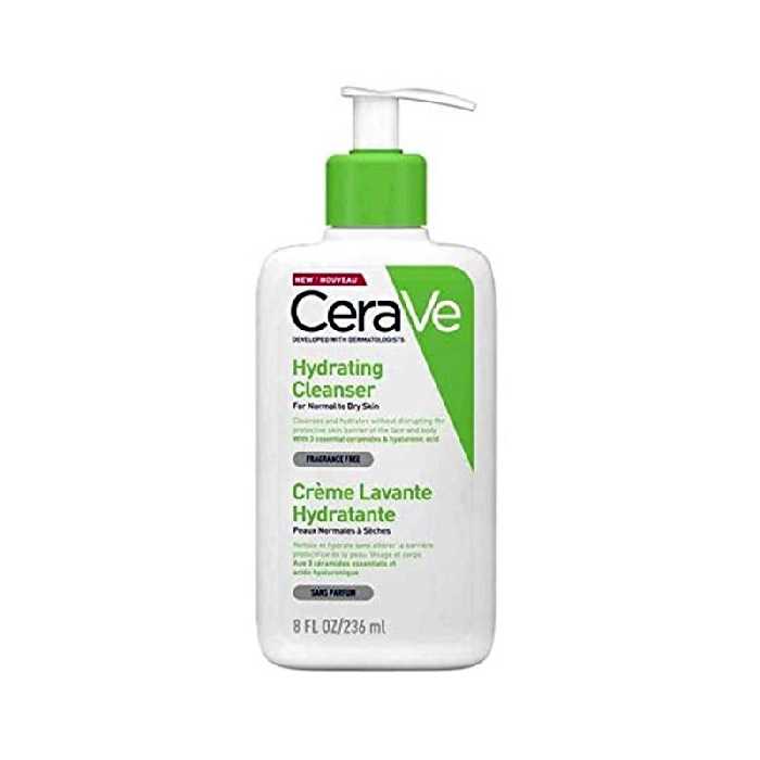 کرم مرطوب کننده مناسب پوست نرمال تا خشک مدل Hydrating سراوی 236 میل