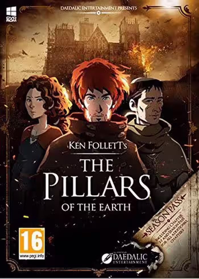 بازی کامپیوتر Ken follets The pillars of the earth book 1