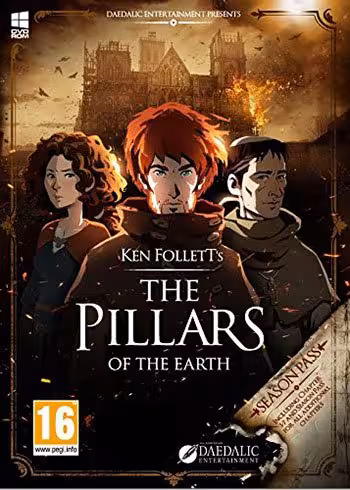 بازی کامپیوتر Ken follets The pillars of the earth book 1