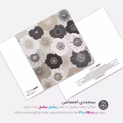 ماوس پد پیکسل میکسل مدل FLOWERS 