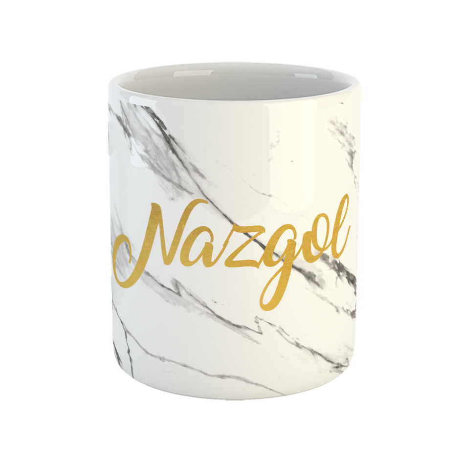 ماگ طرح مرمر مدل نازگل