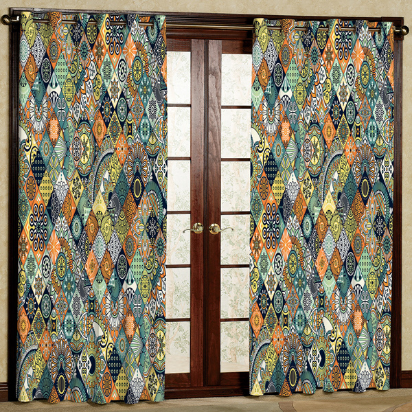 پرده مدل پانچی کد 6080 سایز 280x140 سانتی متر