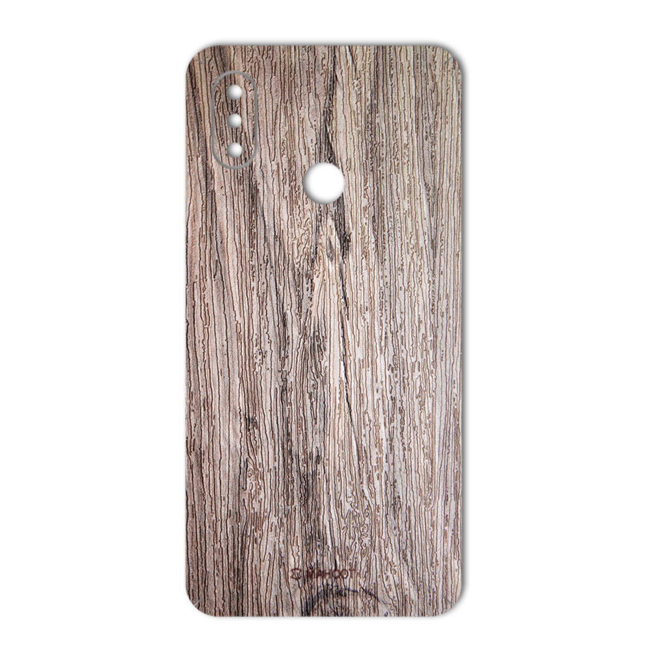 برچسب پوششی ماهوت مدل Walnut Texture مناسب برای گوشی موبایل Xiaomi Mi8