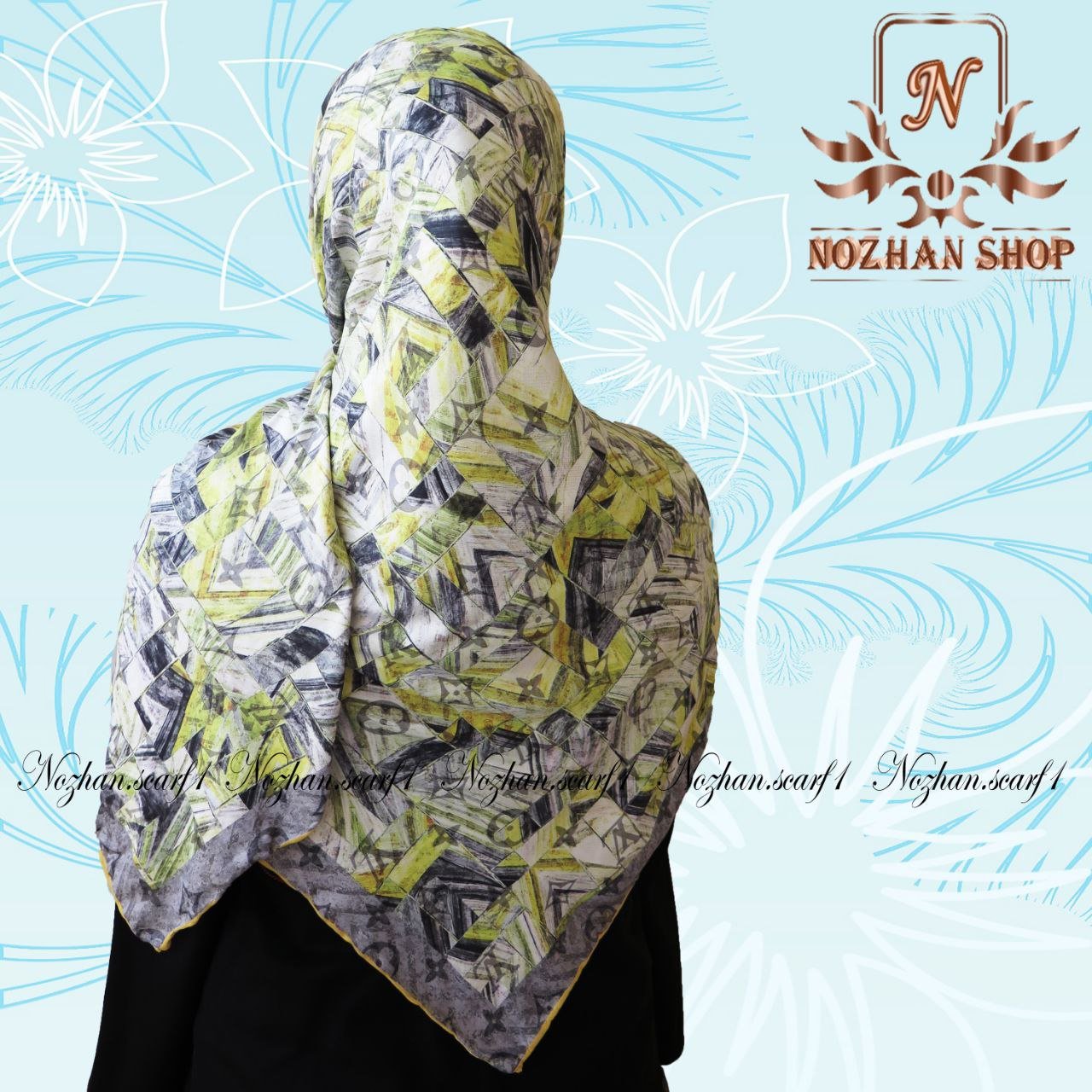 روسری بهاره بسیار لطیف (کد238)