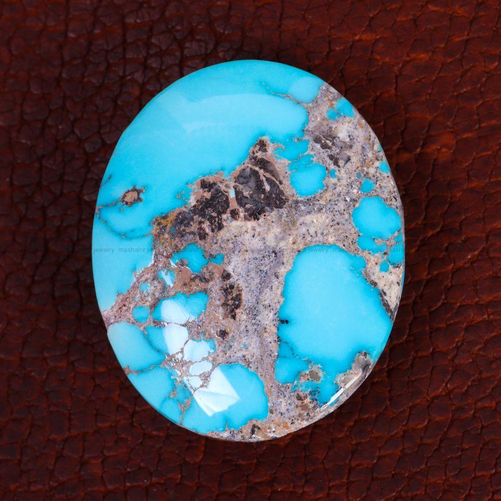 نگین فیروزه شجری کد 13400 - جواهری مشاهیر