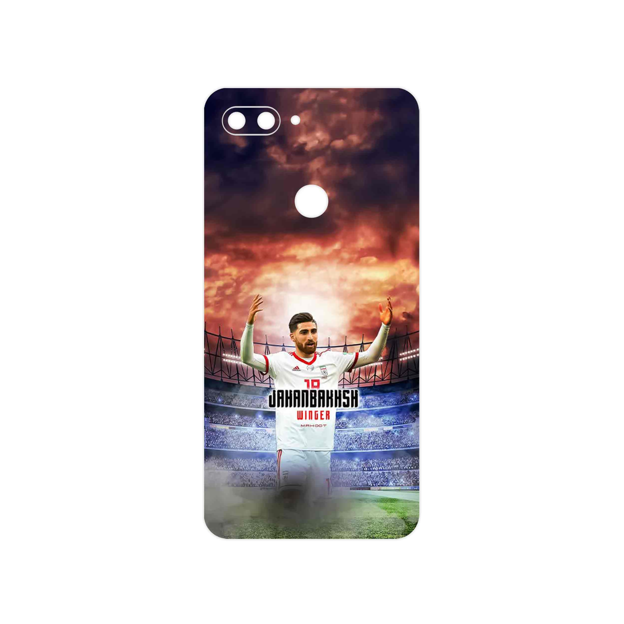 برچسب پوششی ماهوت مدل Alireza Jahanbakhsh مناسب برای گوشی موبایل شیائومی Mi 8 Lite