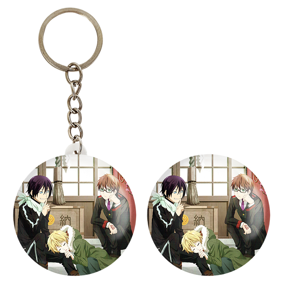 پیکسل خندالو مدل یاتو و یوکینه و خدمتکار بیشامون انیمه نوراگامی کد 12708 به همراه جاکلیدی