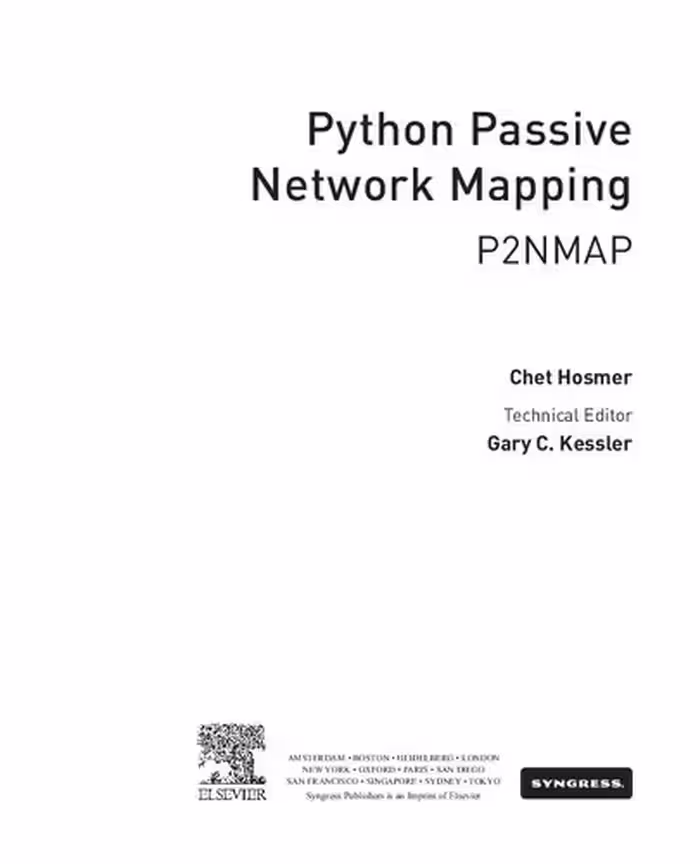 خرید و دانلود نسخه کامل کتاب Python Passive Network Mapping: P2nmap
