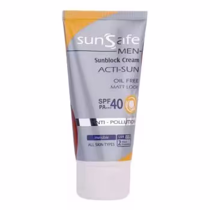 کرم ضد آفتاب آقایان سان‌سیف SPF40
