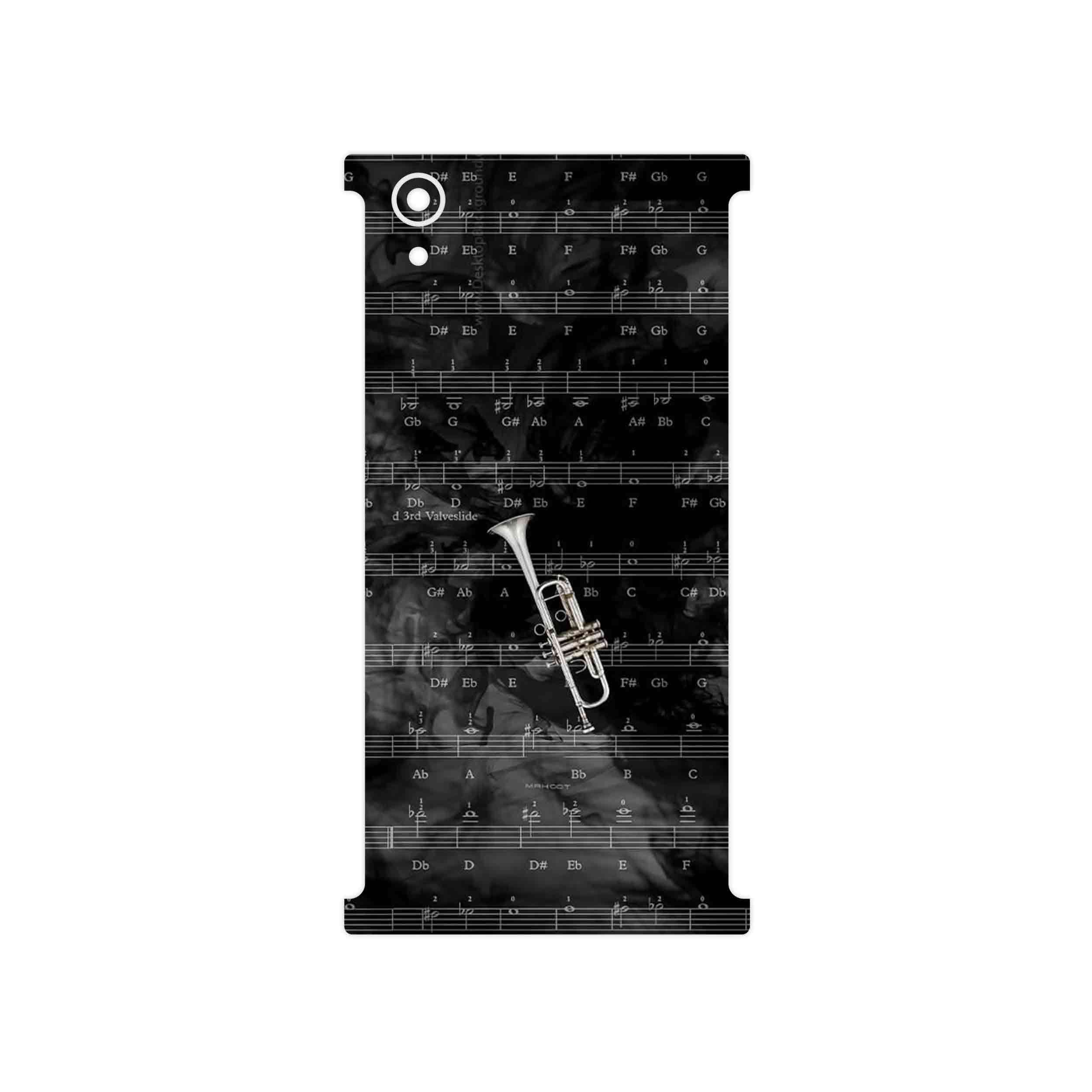 برچسب پوششی ماهوت مدل Trumpet مناسب برای گوشی موبایل سونی Xperia XA1 Plus