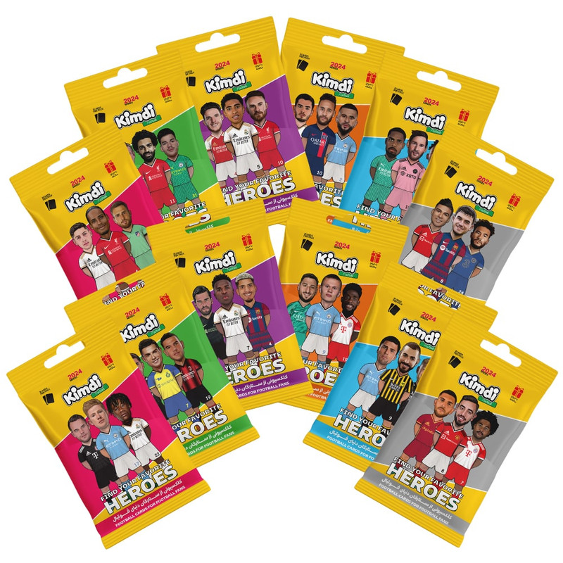 اسباب بازی شانسی کیمدی مدل فوتبالی 2024 مجموعه 12 عددی | چاوه