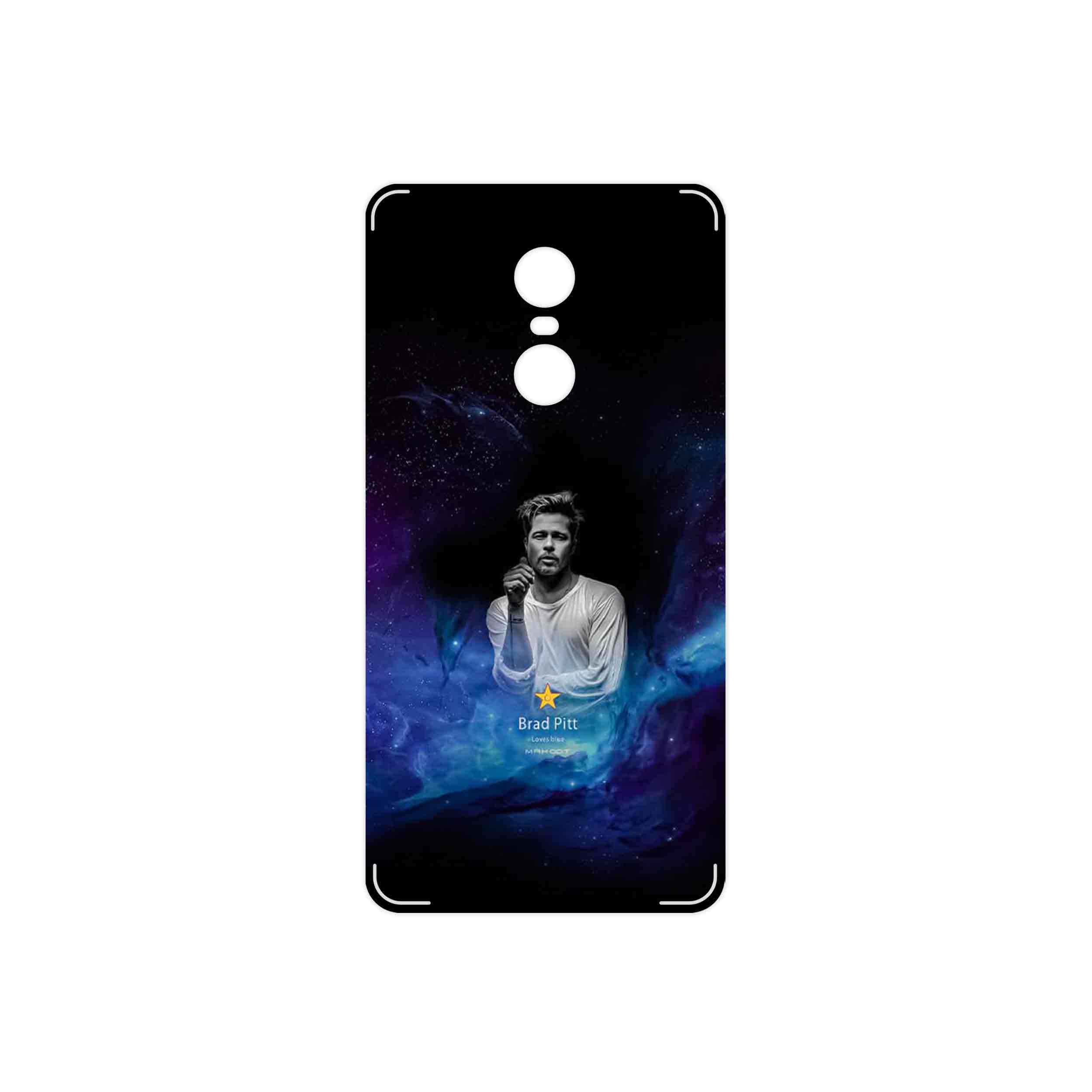 برچسب پوششی ماهوت مدل Brad Pitt مناسب برای گوشی موبایل شیائومی Redmi Note 4X