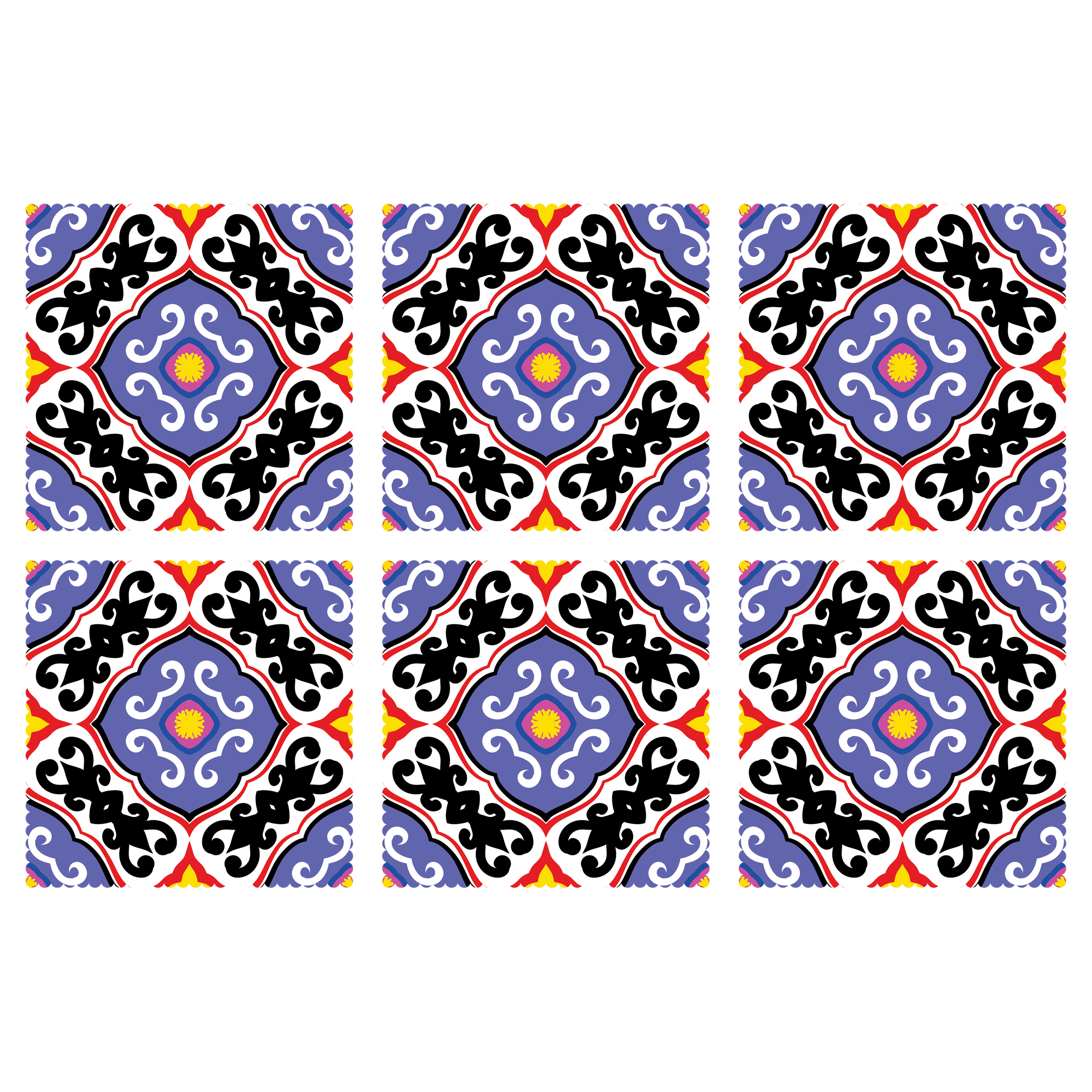 زیر لیوانی مدل C1-42534 بسته 6 عددی