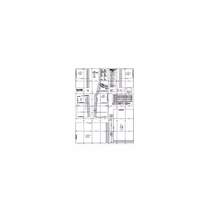 الگو خیاطی تاپ و پیراهن زنانه بوردا استایل کد 6655 سایز 34 تا 44 متد مولر
