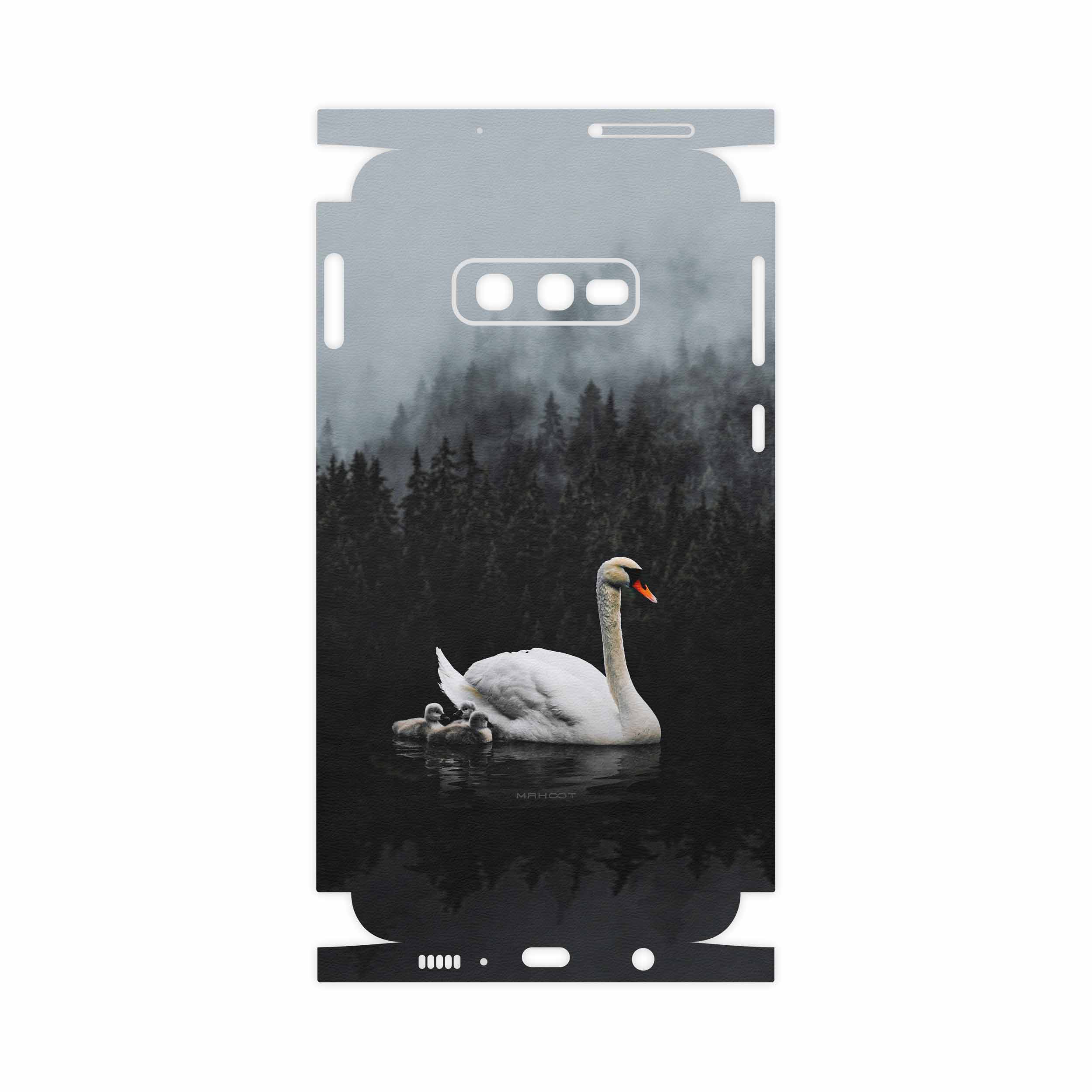 برچسب پوششی ماهوت مدل Swan Lake-FullSkin مناسب برای گوشی موبایل سامسونگ Galaxy S10e