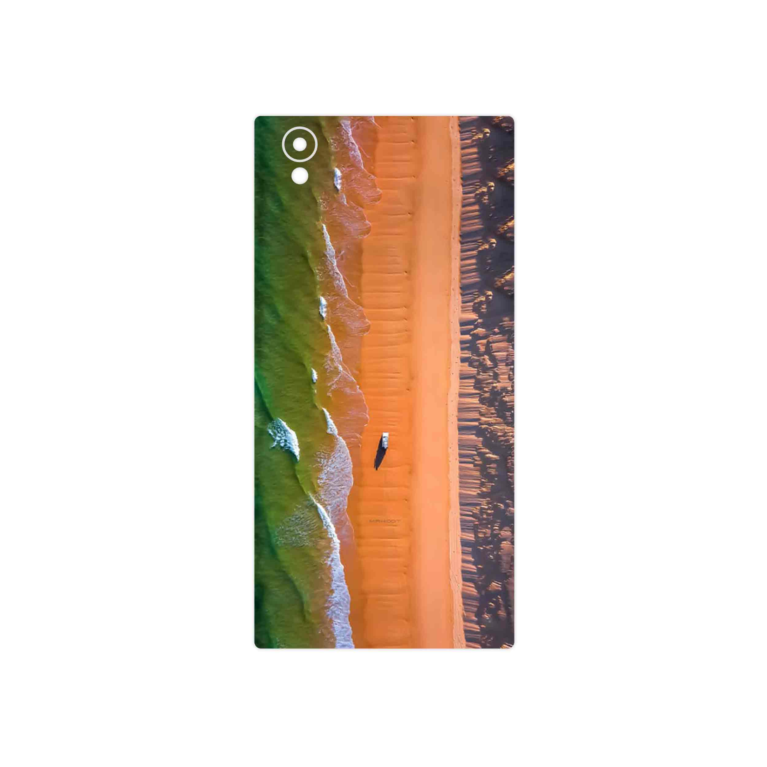 برچسب پوششی ماهوت مدل Beach and Green Sea مناسب برای گوشی موبایل سونی Xperia L1