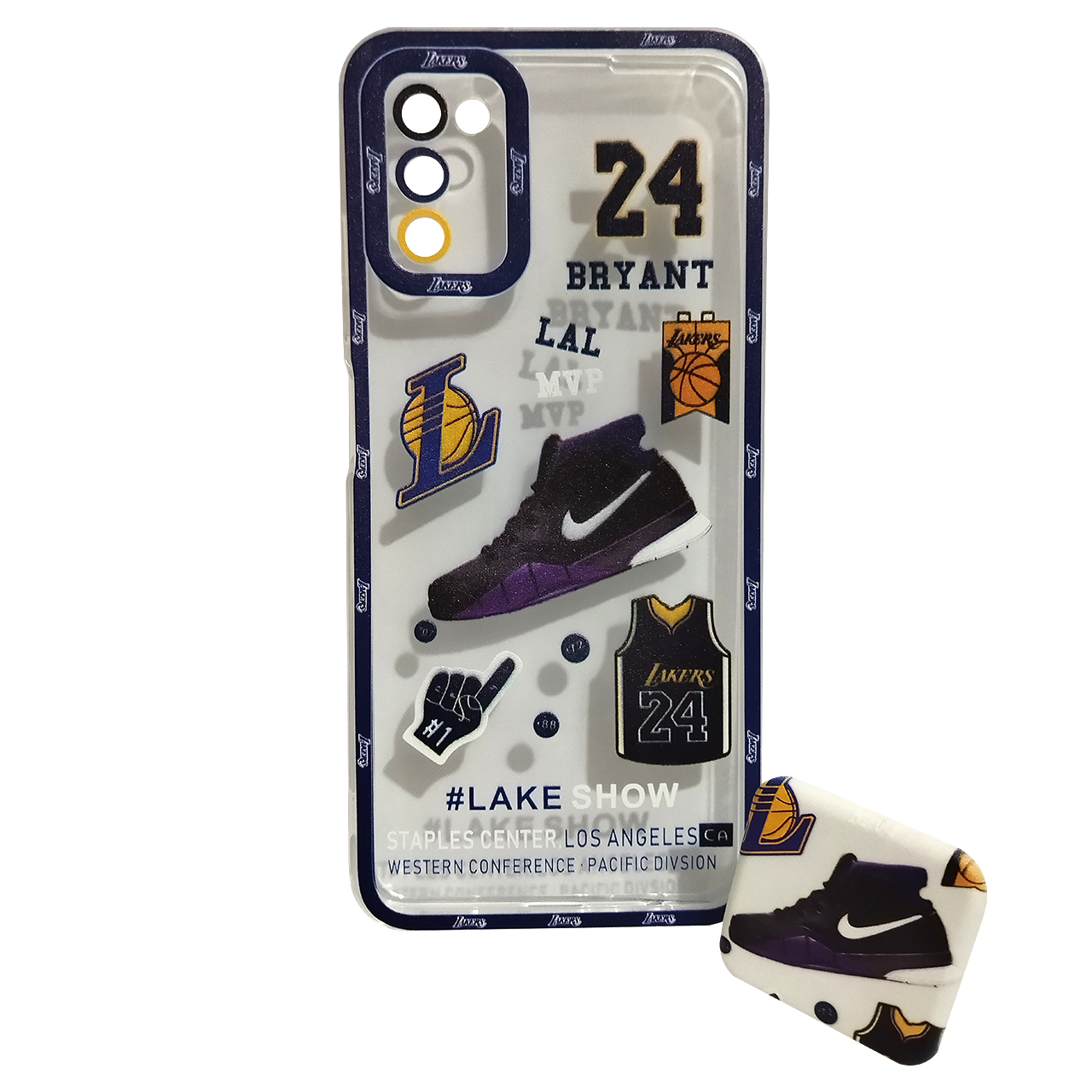 کاور کد 1665 مناسب برای گوشی موبایل سامسونگ Galaxy A03s به همراه پایه نگهدارنده