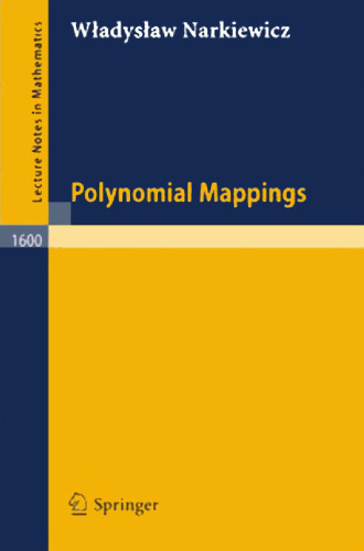 خرید و دانلود نسخه کامل کتاب Polynomial Mappings