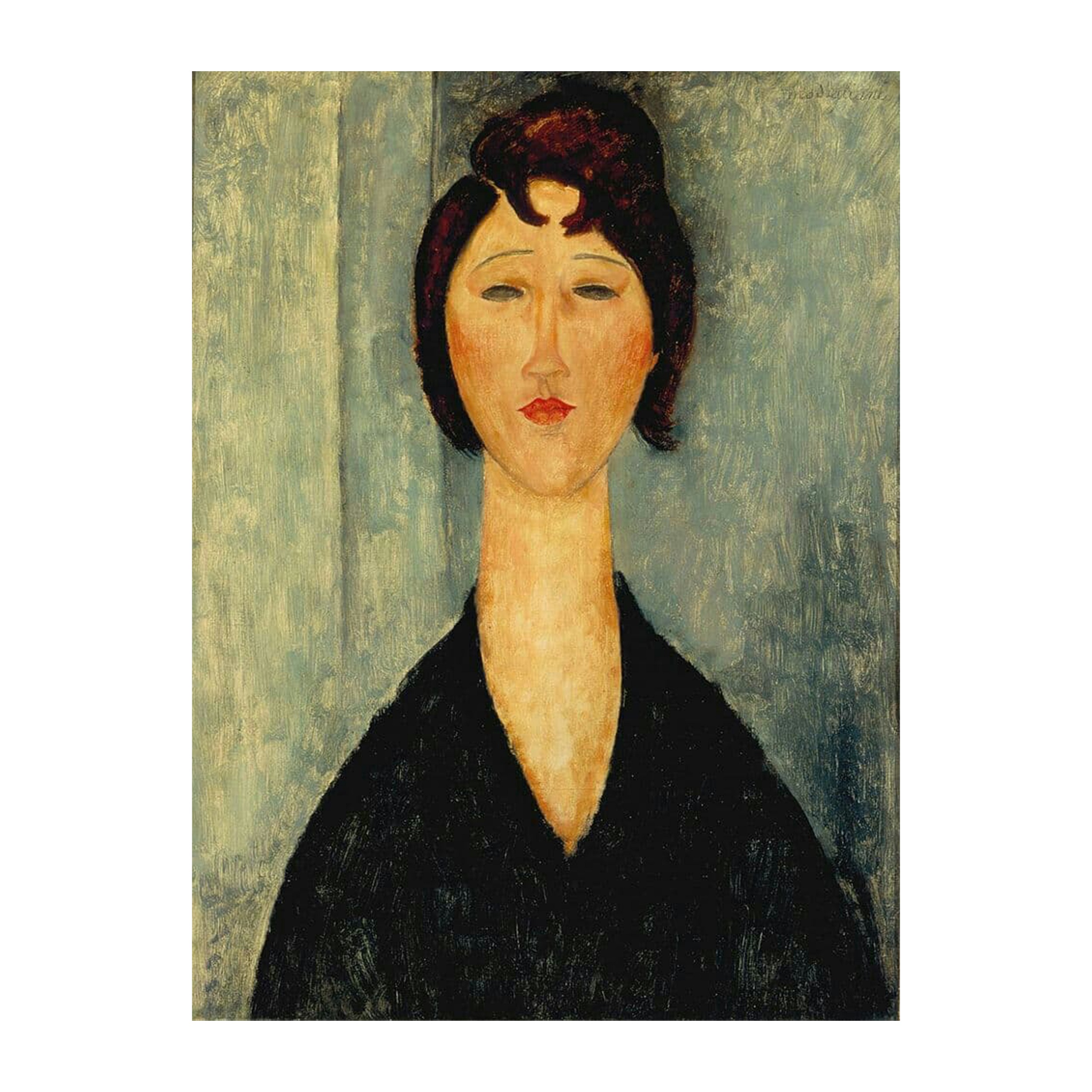 تابلو شاسی مدل نقاشی آمادئو کلمنته مودیلیانی کد FA5