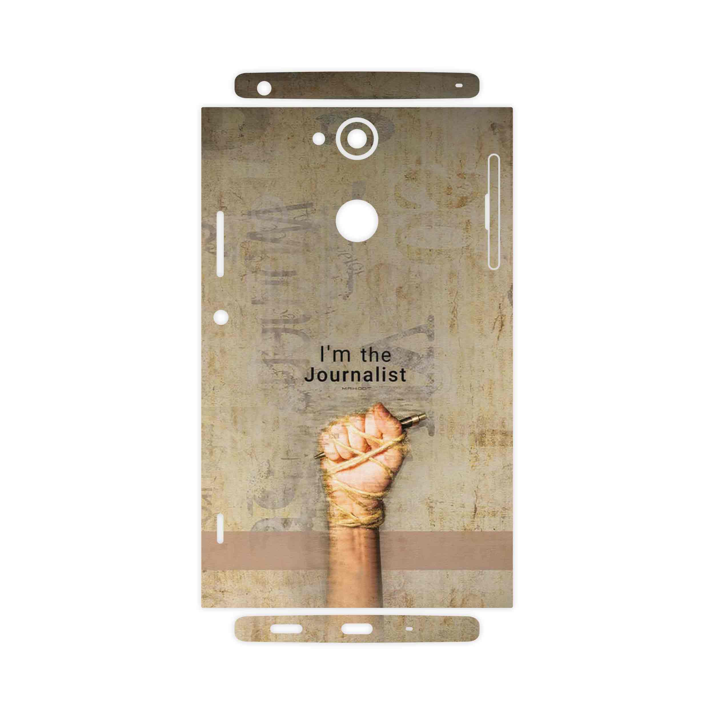 برچسب پوششی ماهوت مدل Journalist-FullSkin مناسب برای گوشی موبایل سونی Xperia XA2