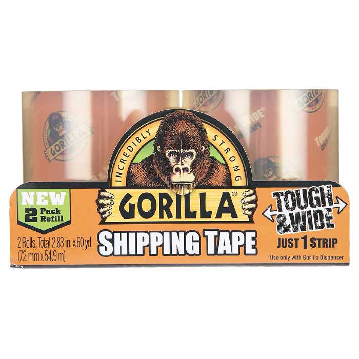 چسب نواری گوریلا مدل 1107 پهنای 72 میلی متر بسته دو عددی