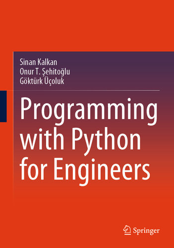 خرید و دانلود نسخه کامل کتاب Programming with Python for Engineers