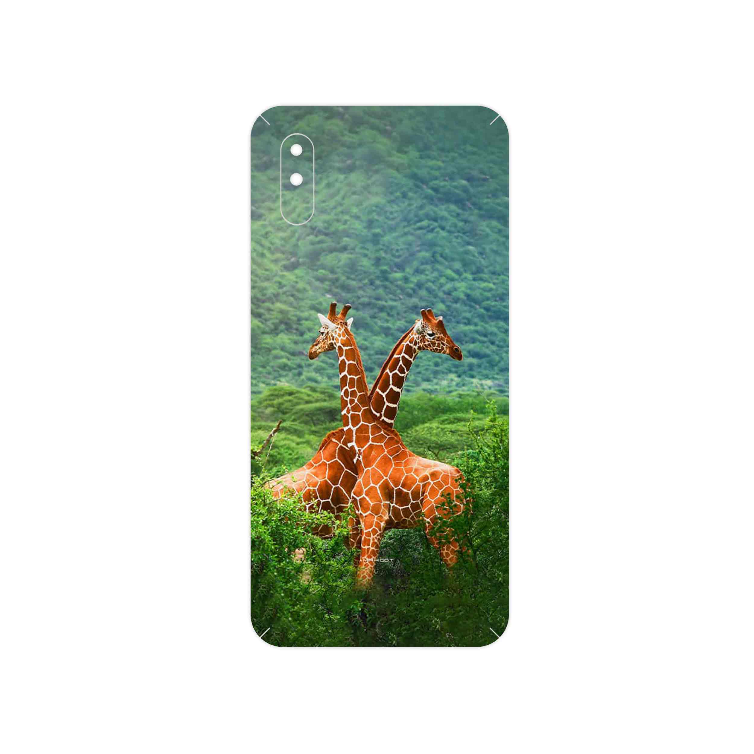 برچسب پوششی ماهوت مدل Giraffe مناسب برای گوشی موبایل شیائومی Redmi 9i Sport