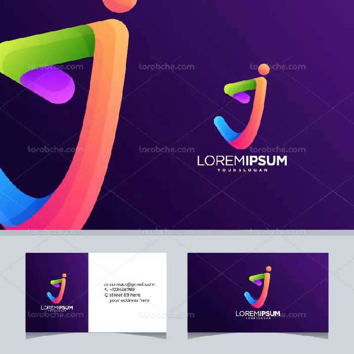 وکتور لوگو حرف J | گرافیک با طعم تربچه