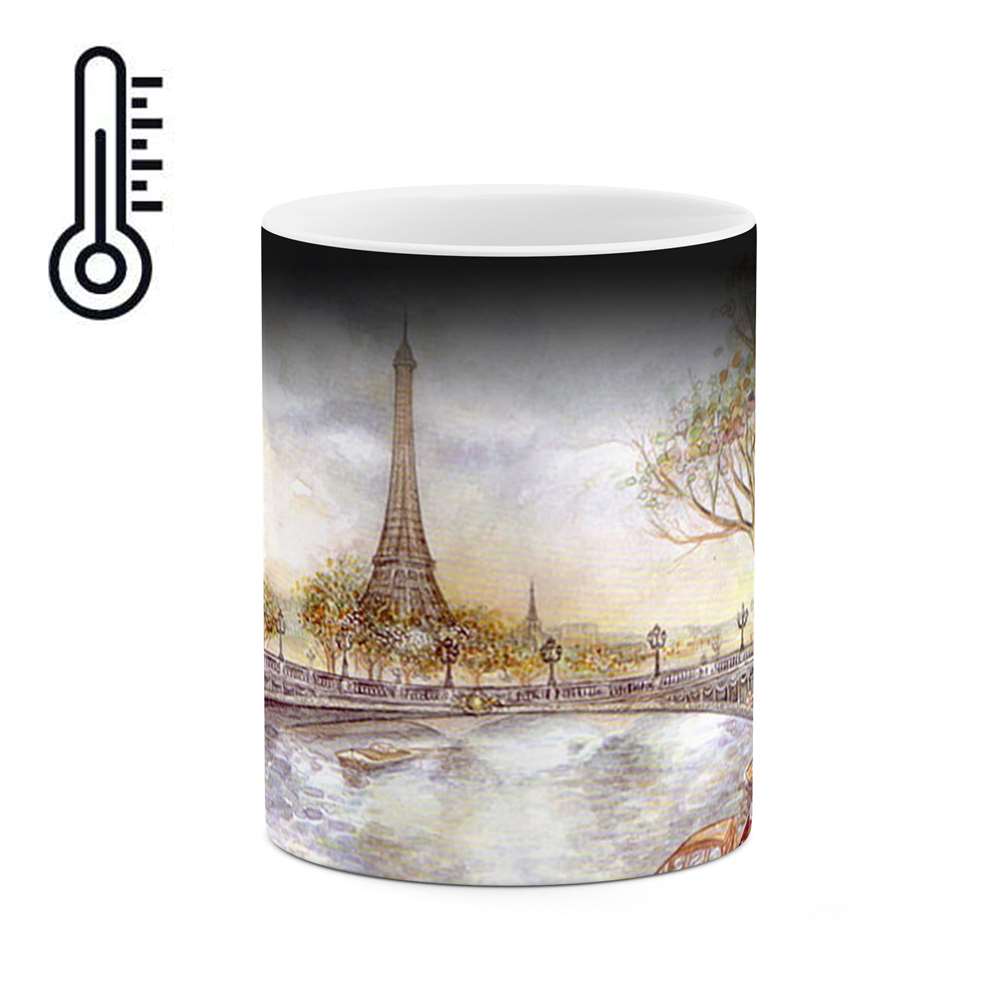 ماگ حرارتی طرح برج ایفل پاریس مدل mgph14541