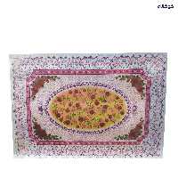 سفره  صورتی مجلسی برجسته زیبا 6 نفره