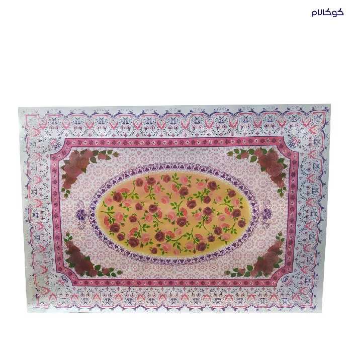 سفره  صورتی مجلسی برجسته زیبا 6 نفره