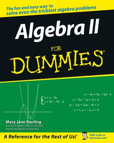 خرید و دانلود نسخه کامل کتاب Algebra II For Dummies