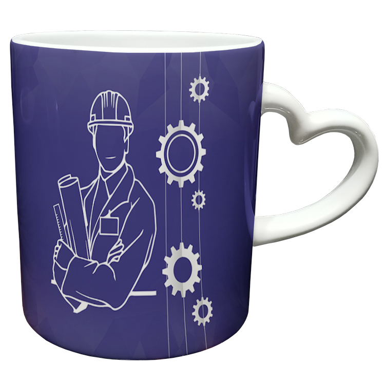 ماگ مدل دسته قلبی طرح مهندس کد 1