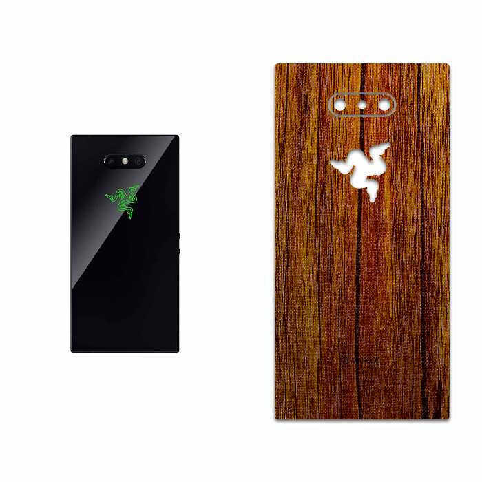 برچسب پوششی ماهوت مدل Orange-Wood مناسب برای گوشی موبایل ریزر Phone 2