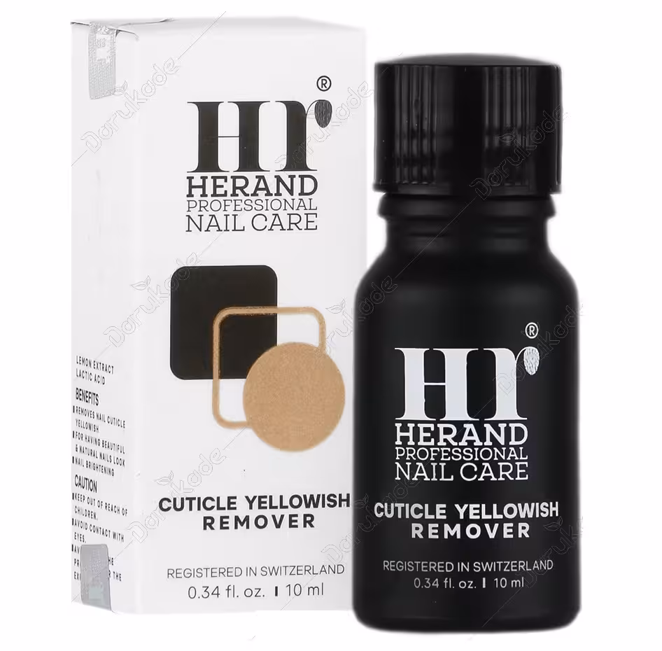 هراند محلول رفع زردی ناخن 10 میل Harand Nail Yellowing Solution