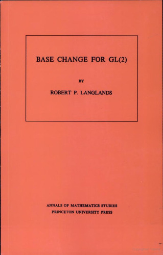 خرید و دانلود نسخه کامل کتاب Base change for GL(2)