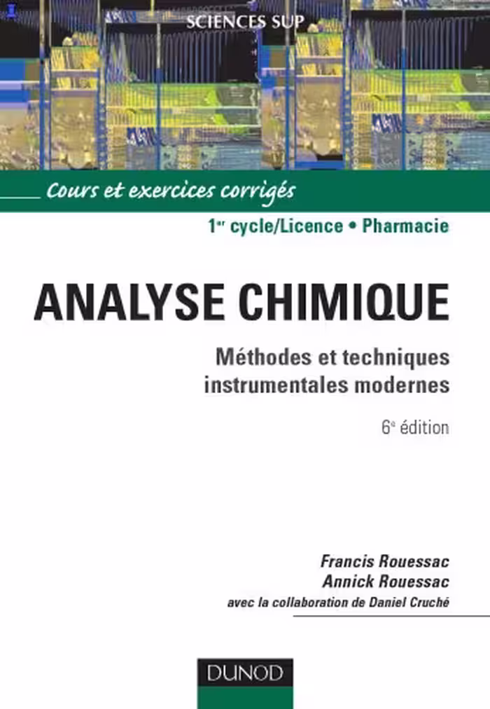 خرید و دانلود نسخه کامل کتاب Analyse chimique : Methodes et techniques instrumentales modernes