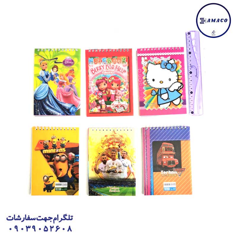 یادداشت 1.8 طلقی فانتزی 60 برگ # تکنو