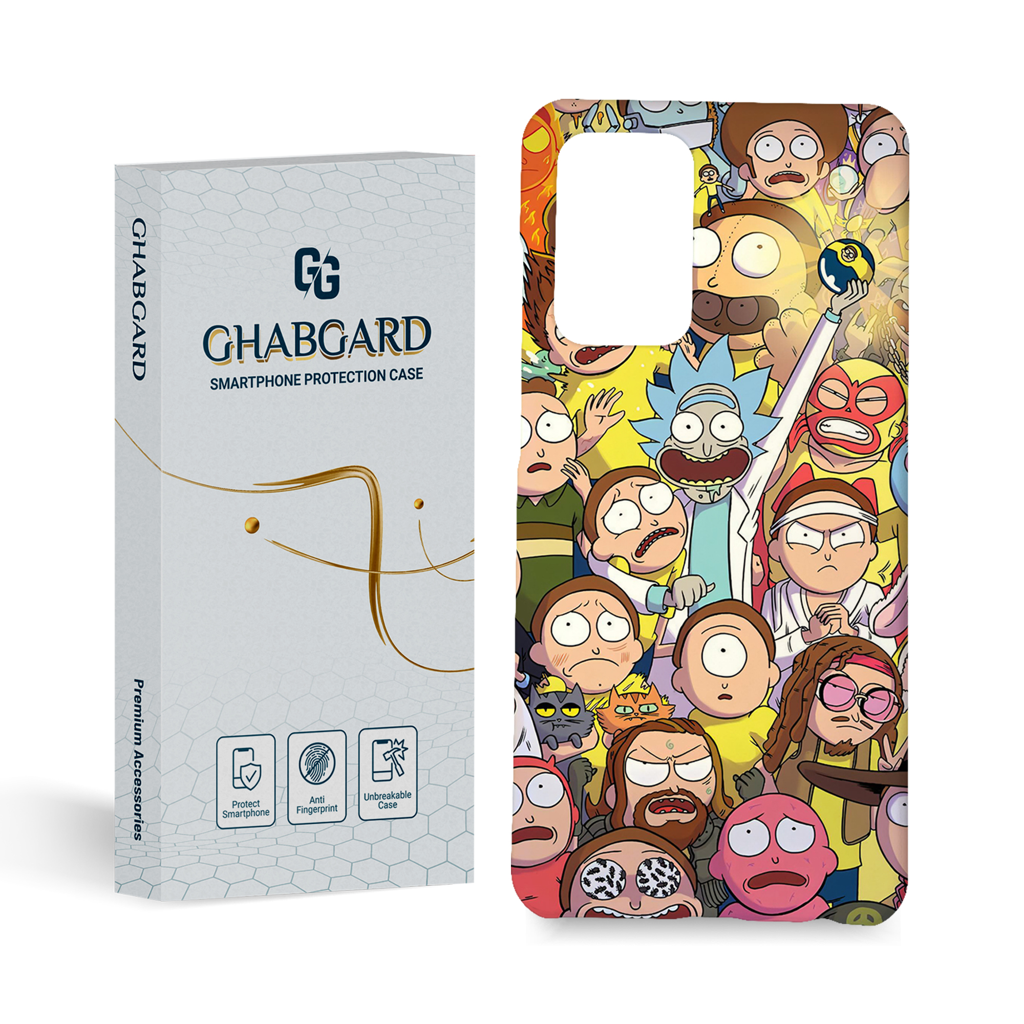 کاور قاب گارد مدل پسرانه مناسب برای گوشی موبایل سامسونگ galaxy a52 \ a52s