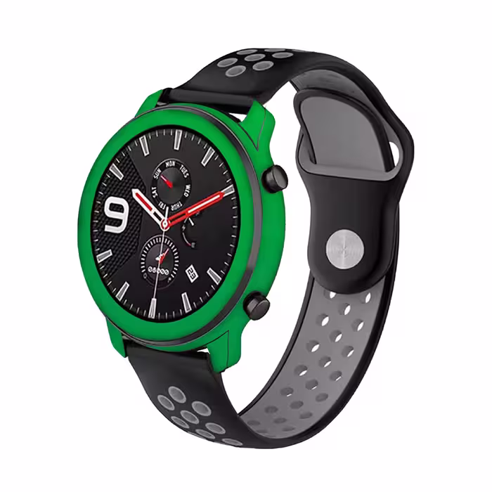 برچسب ماهوت طرح Matte Green مناسب برای ساعت هوشمند شیایومی Amazfit GTR 47mm