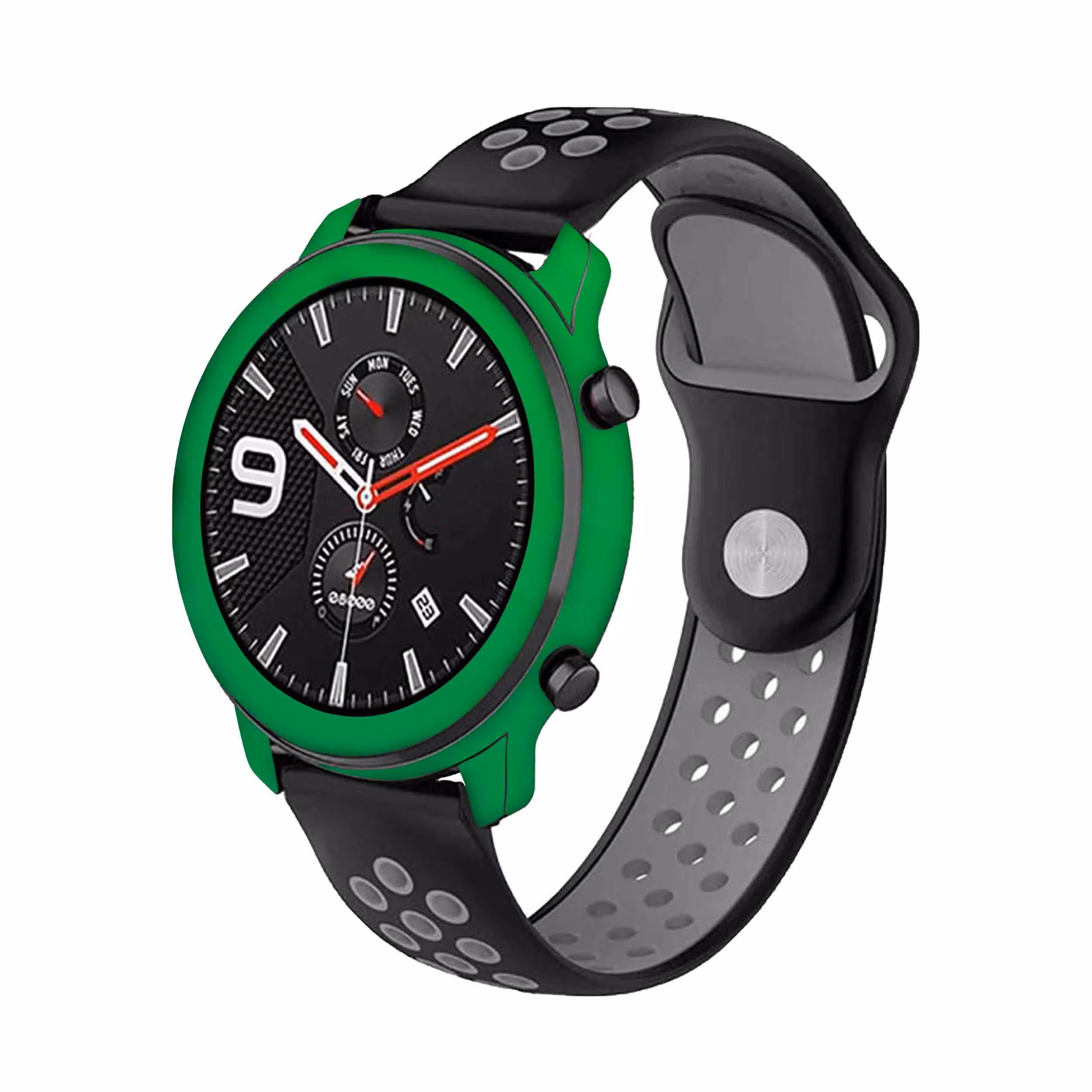 برچسب ماهوت طرح Matte Green مناسب برای ساعت هوشمند شیایومی Amazfit GTR 47mm