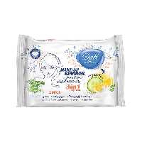 دستمال مرطوب پاک کننده آرایش دافی مدل 3in1 تعداد 20 عددی