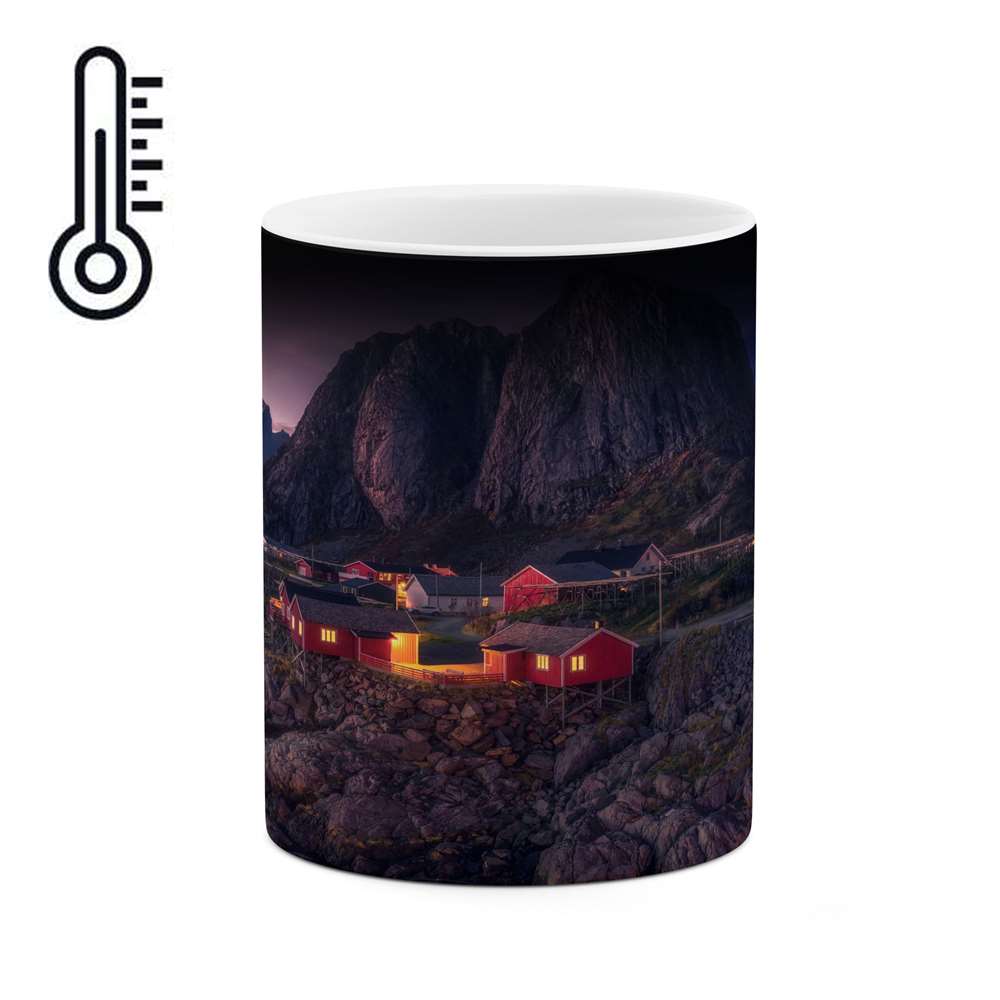 ماگ حرارتی کاکتی طرح کوهستان مدل mgh16835